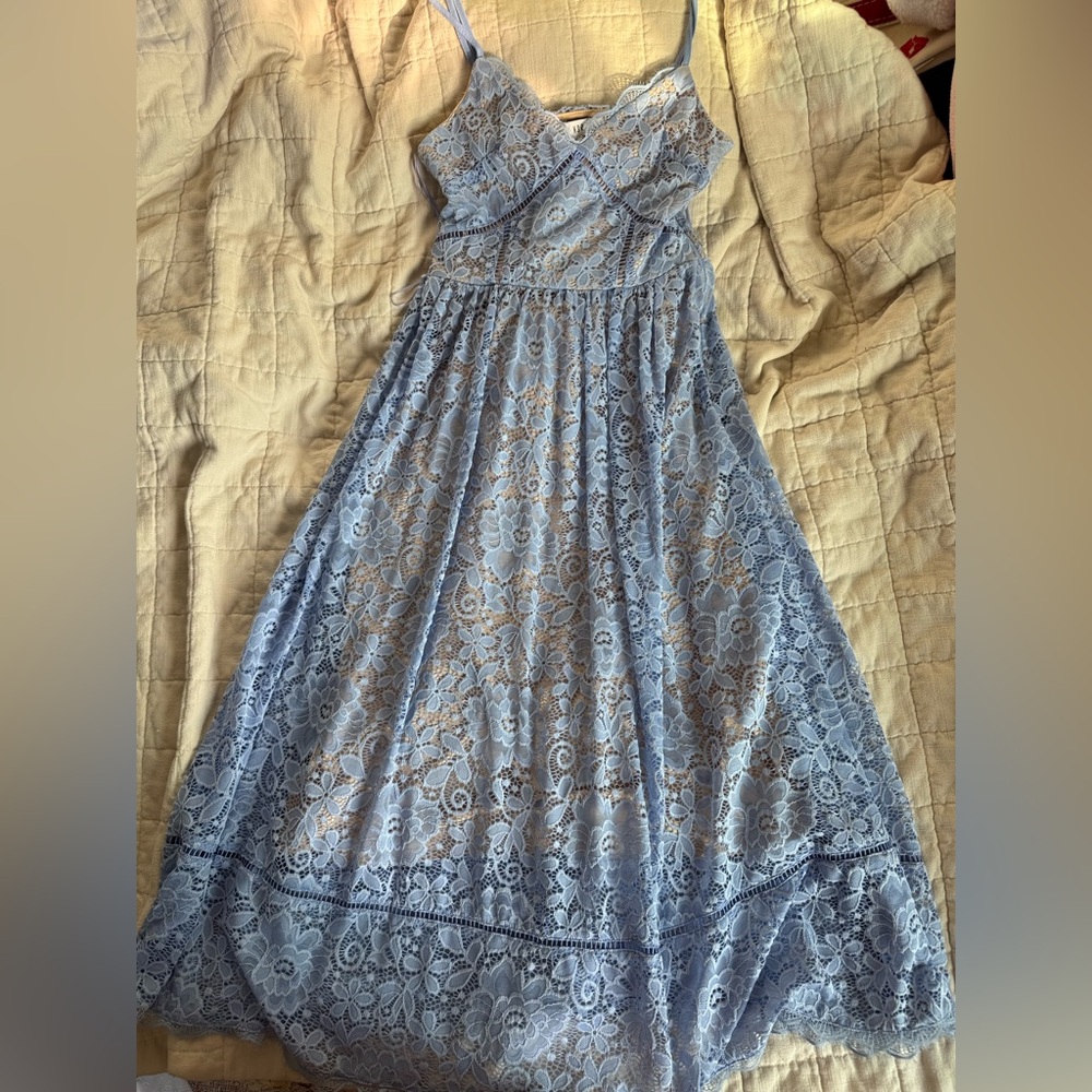 Crochet Stretchy Midi Dress